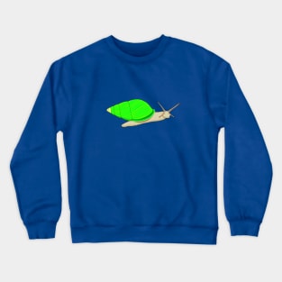 Green Land Snail Crewneck Sweatshirt